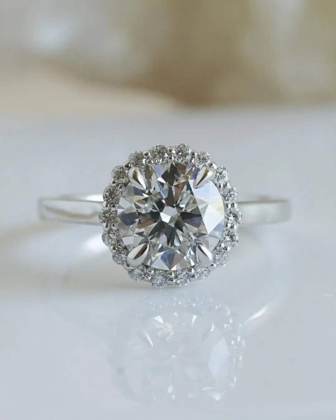 White Gold Engagement Rings