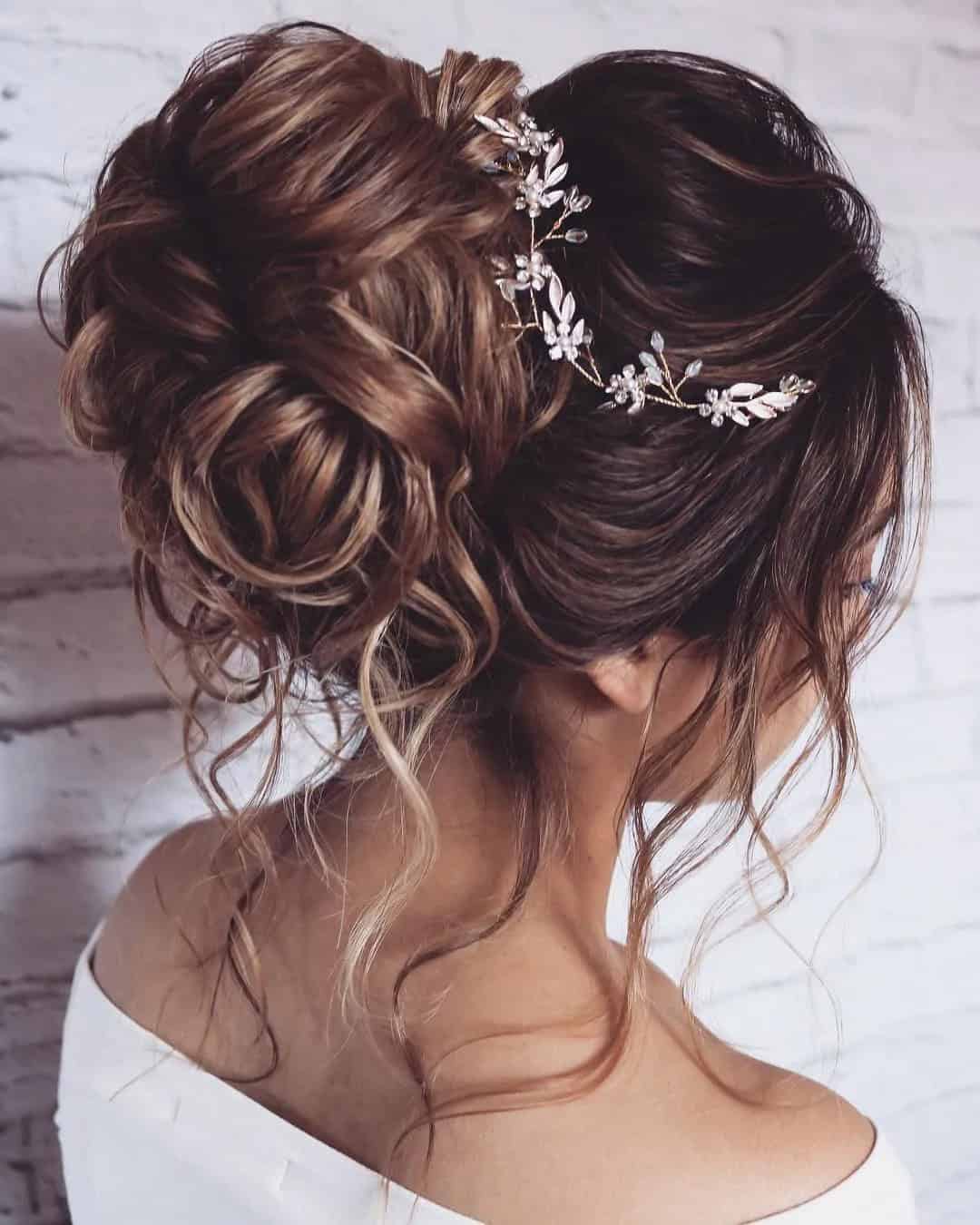 Messy Bridal Updos