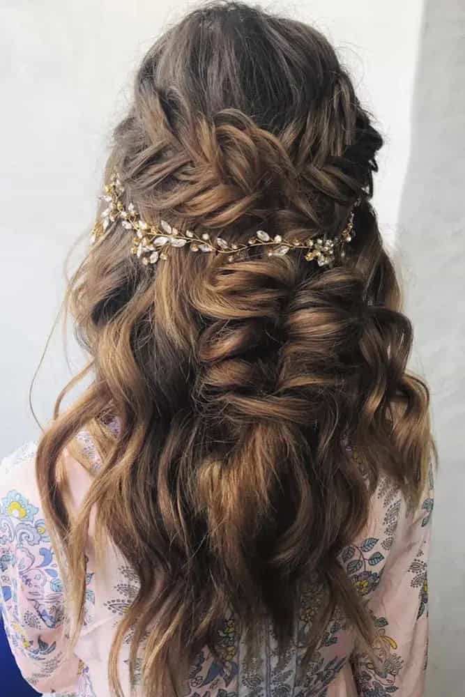 Half Up Half Down Bridal Hair