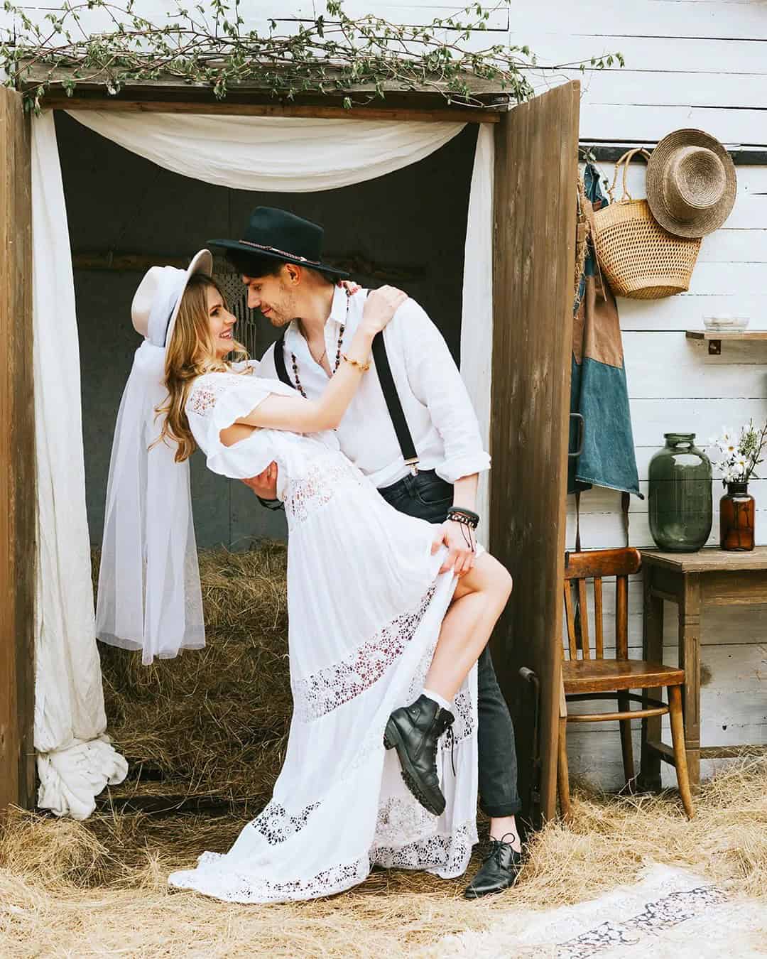 Barn Wedding Attire