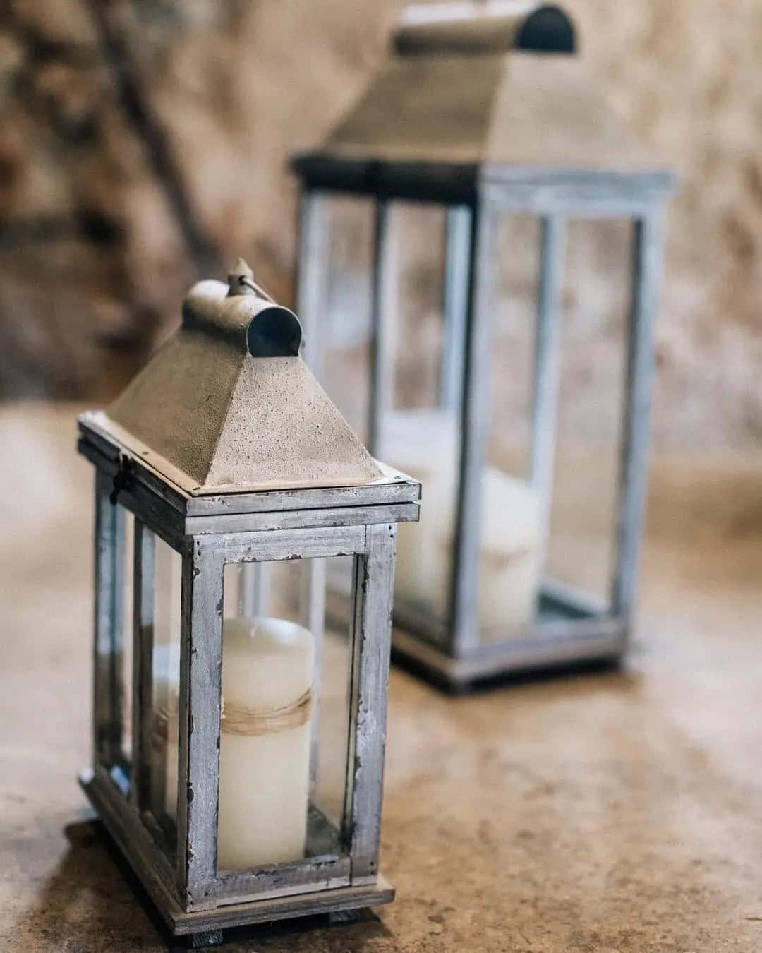 Rustic Wedding Lanterns