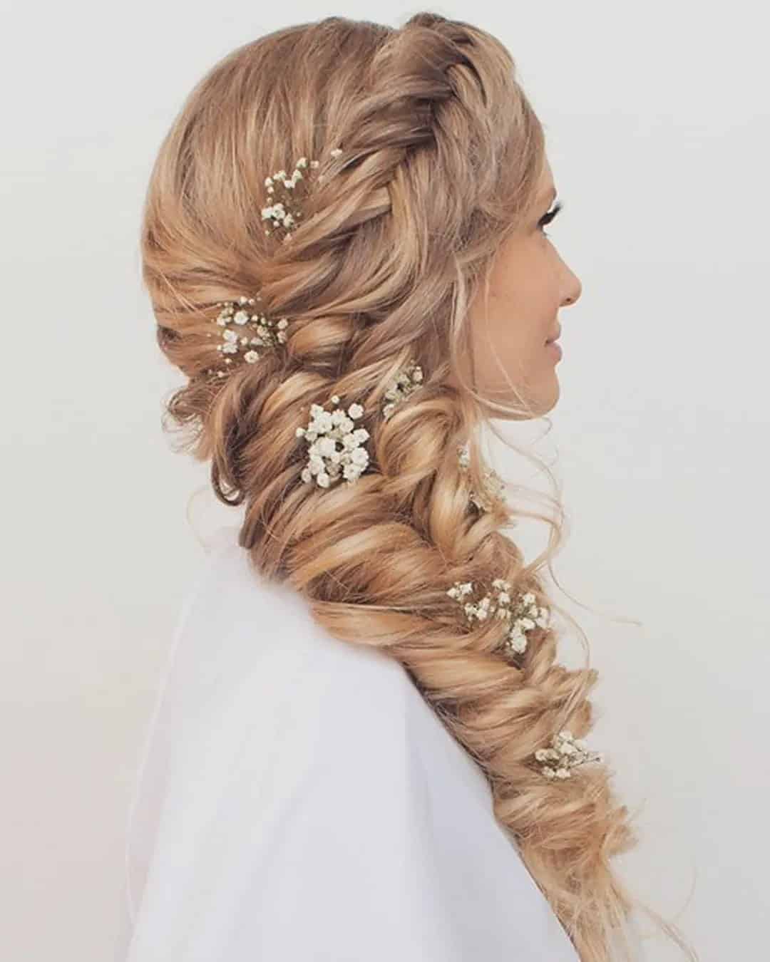 Wedding Singular Braid Hairstyles