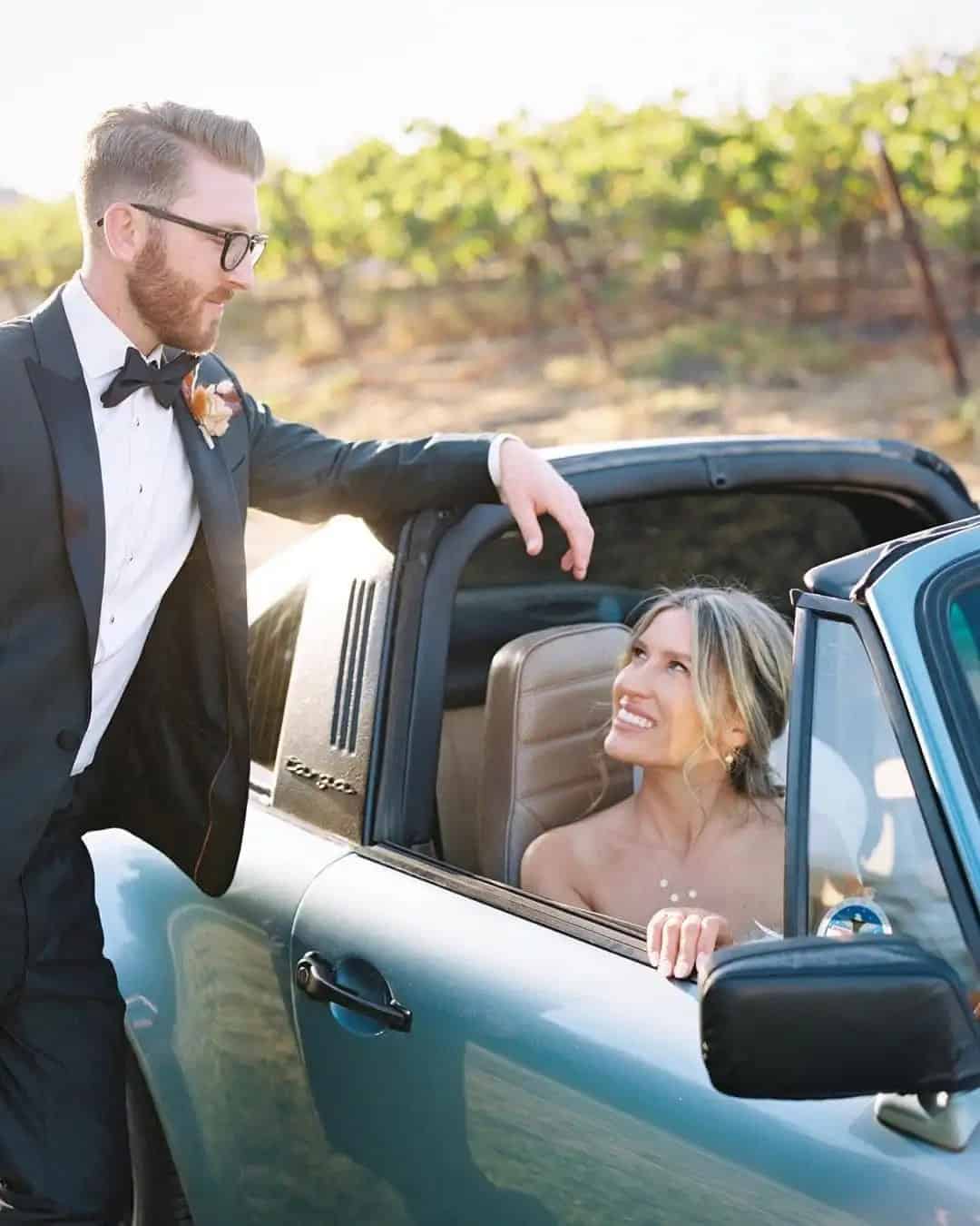 Wedding Entourage Photos With Cars