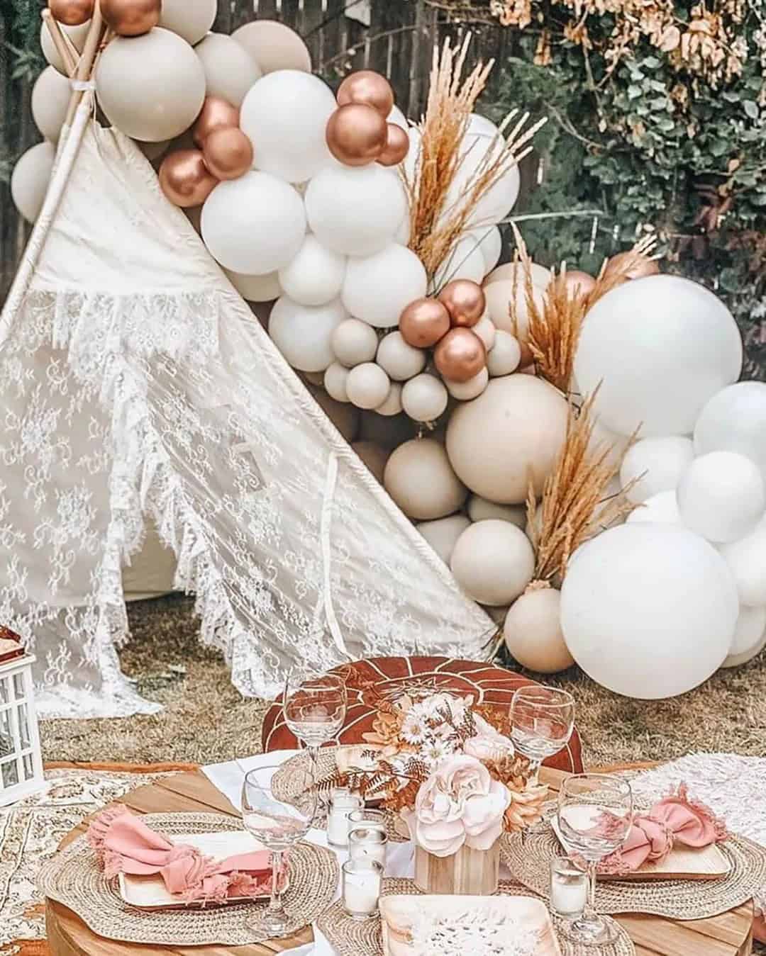 Rust White Ideas In Wedding Decor