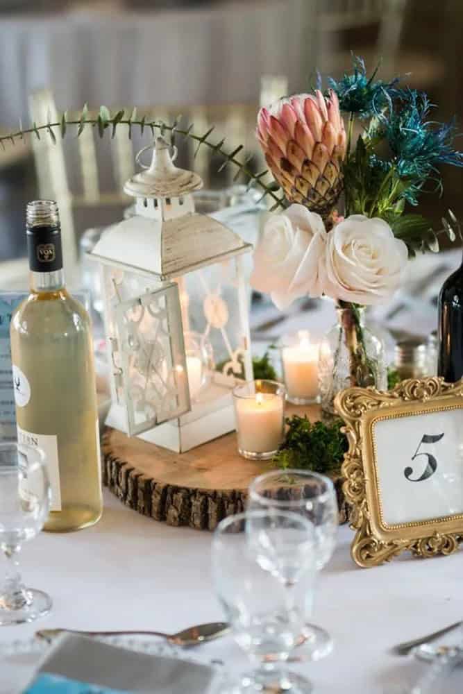 Lanterns Rustic Centerpieces