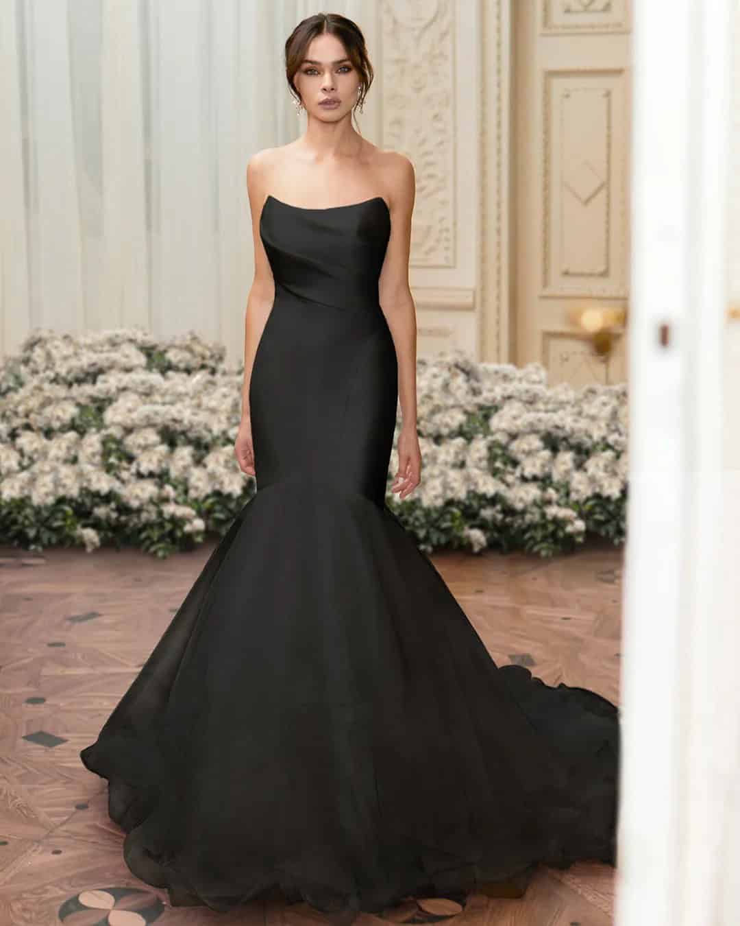 Mermaid Black Wedding Dresses