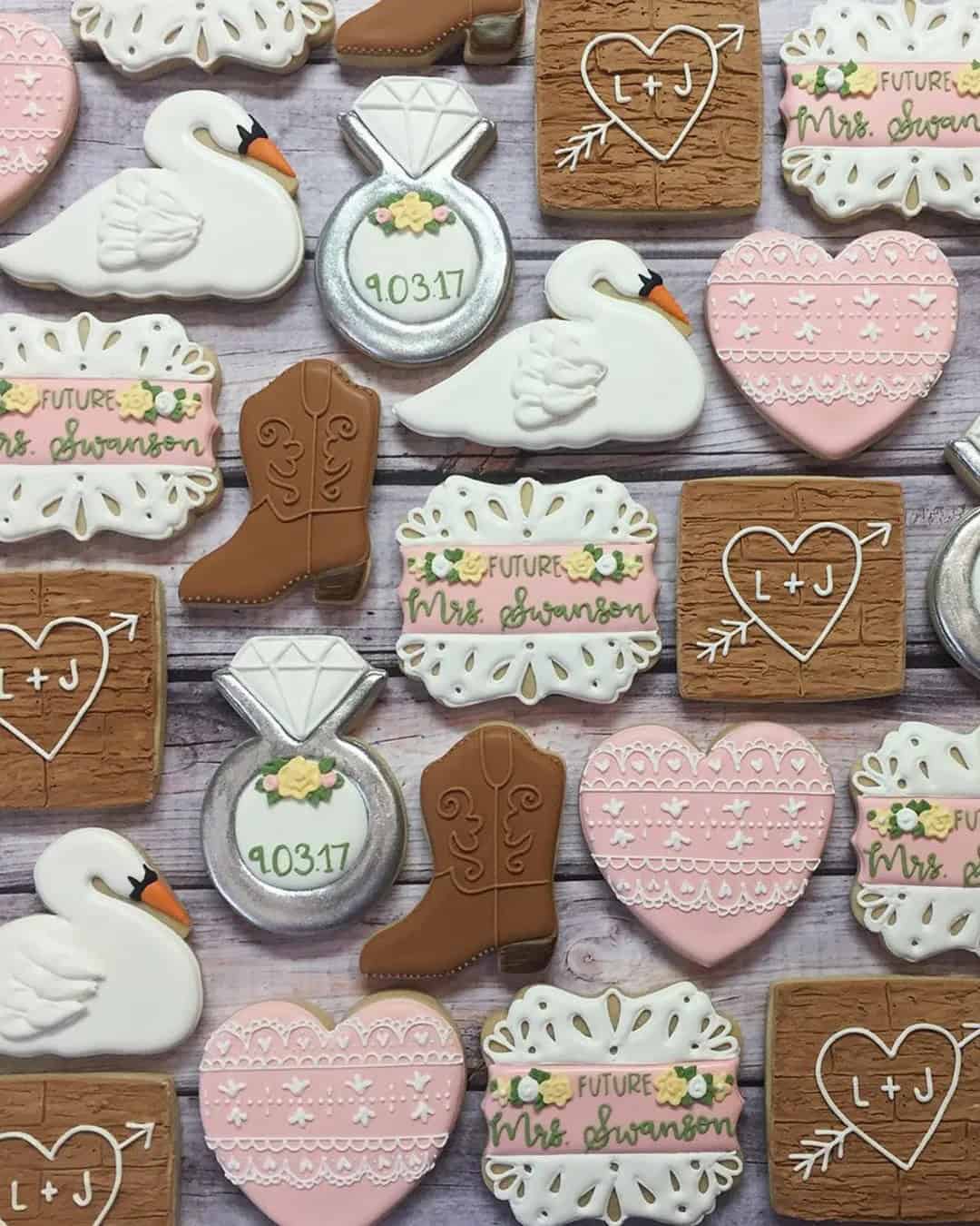 Amazing Cookies For Rustic Wedding