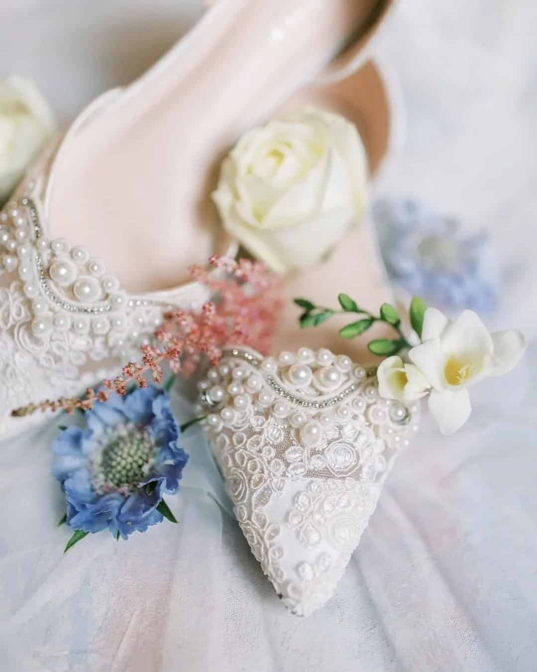 Shoes With Pearls