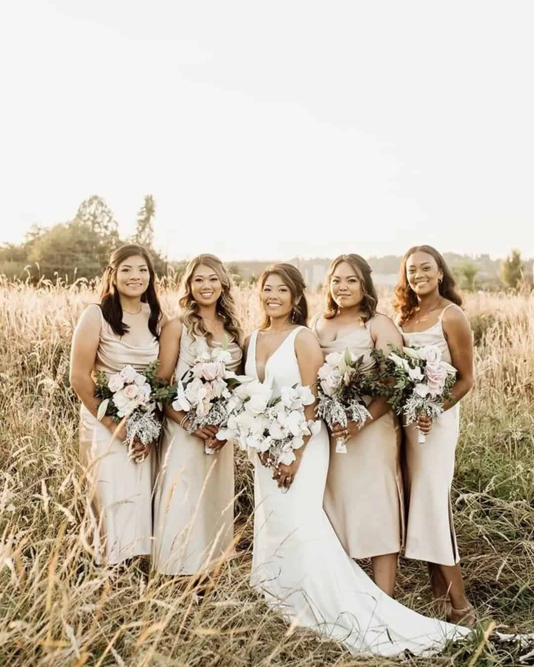 Rustic Bridesmaid Gowns