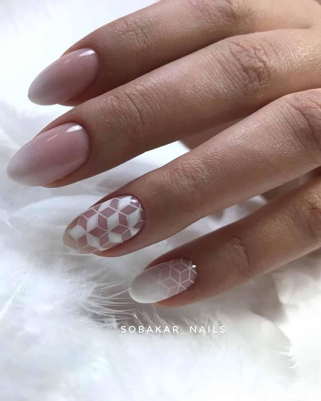 Ombre Lace Nail Ideas