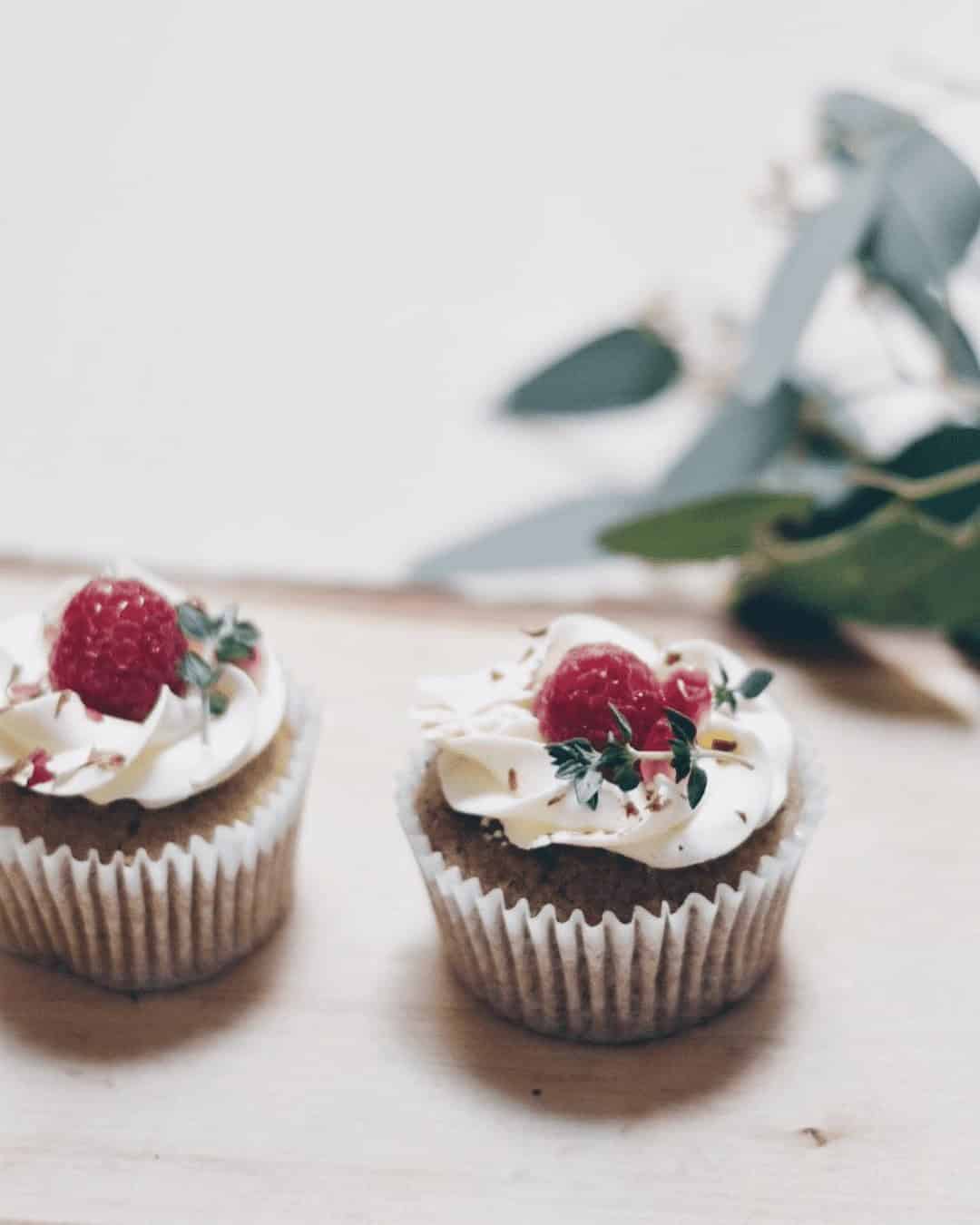 Wedding Cupcakes With Berries