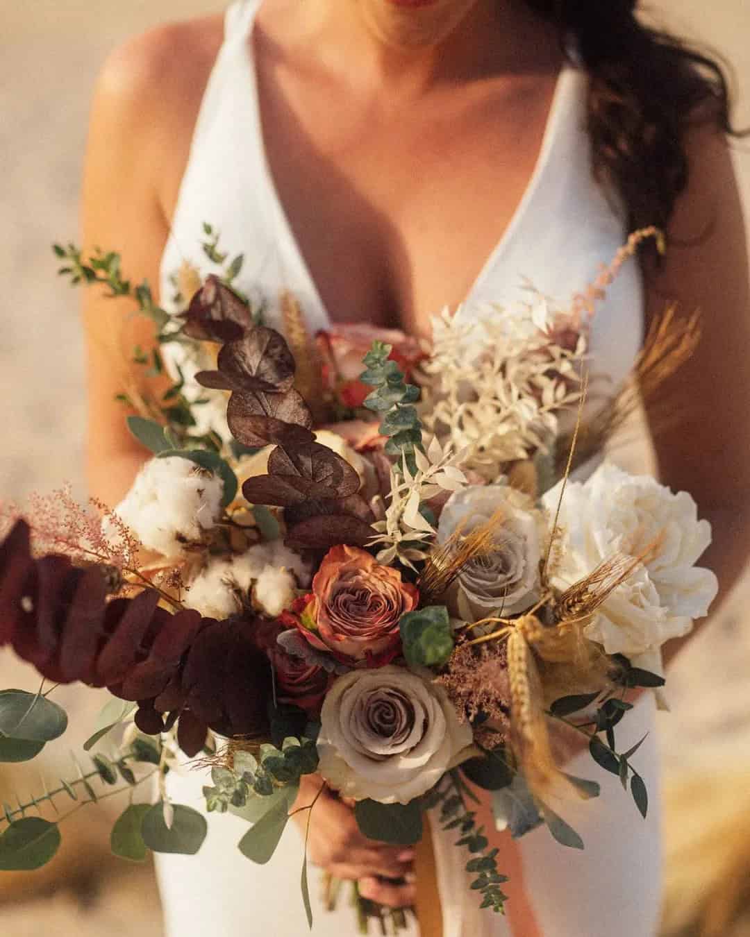 Dried Wedding Bouquet Ideas