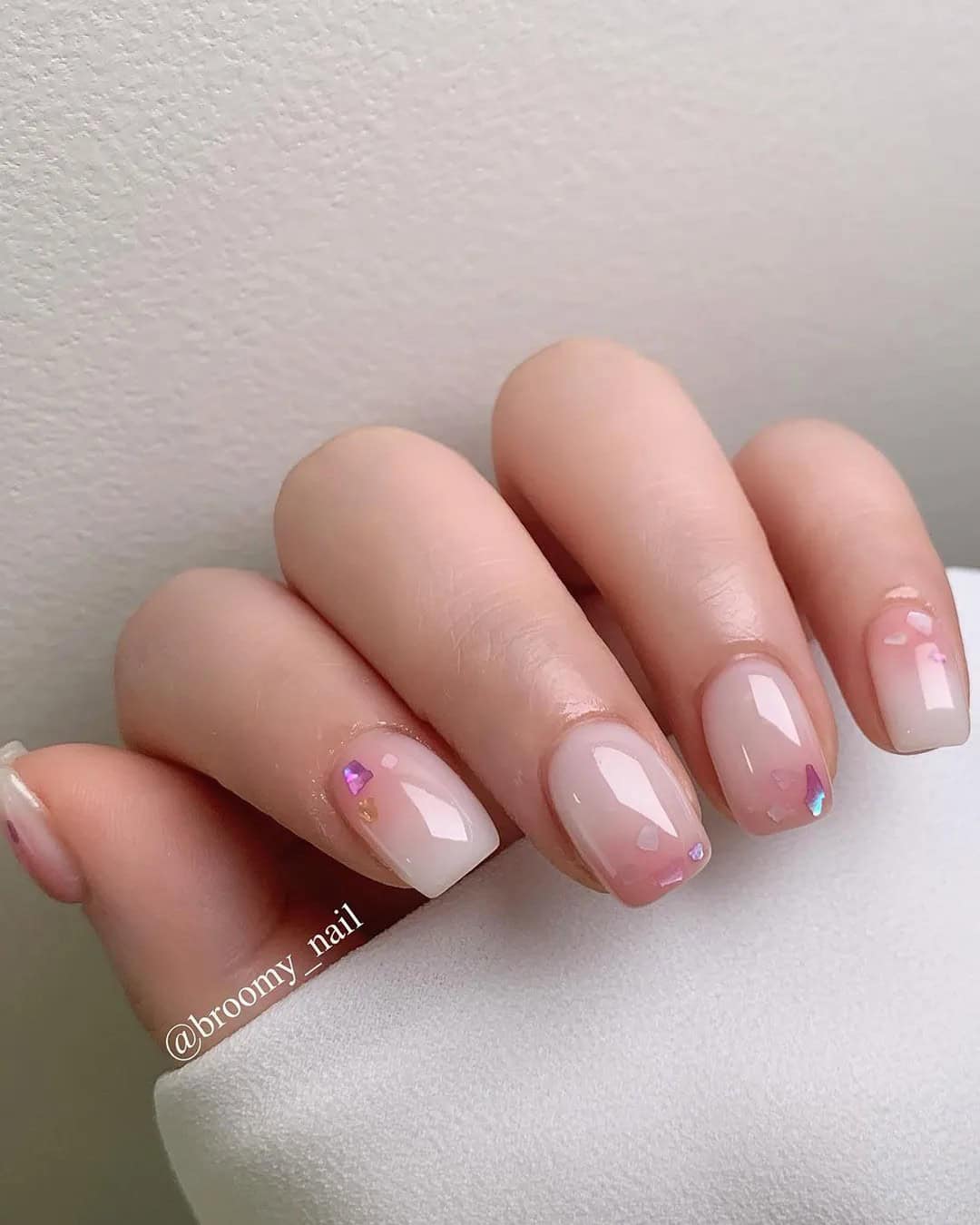 Natural Wedding Nails