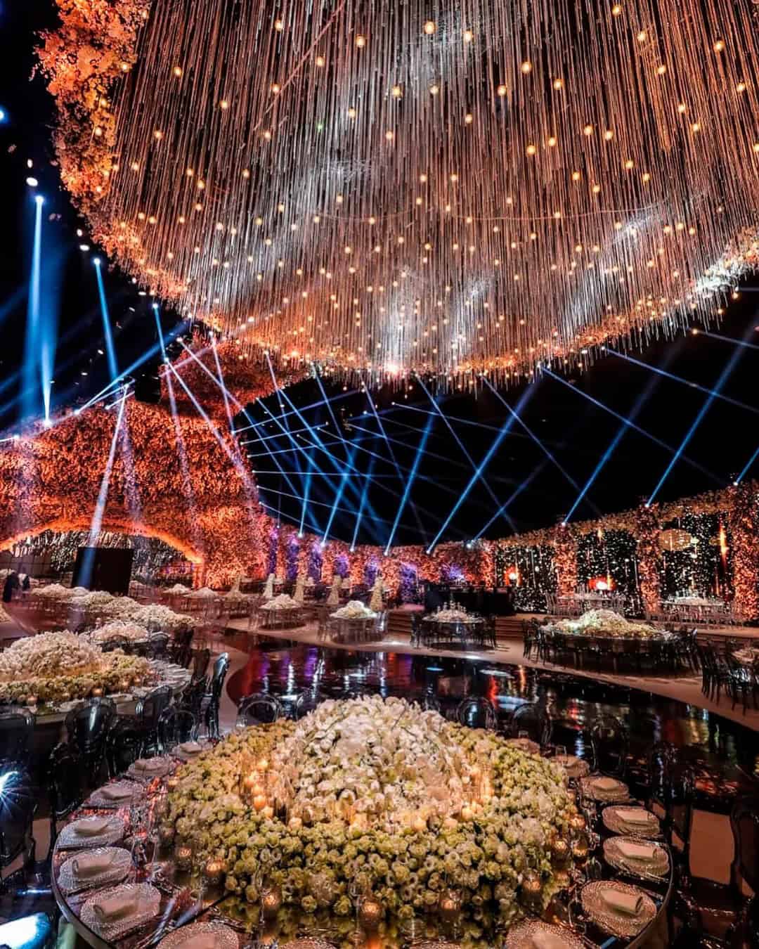 Luxury Wedding Ideas With Lightning