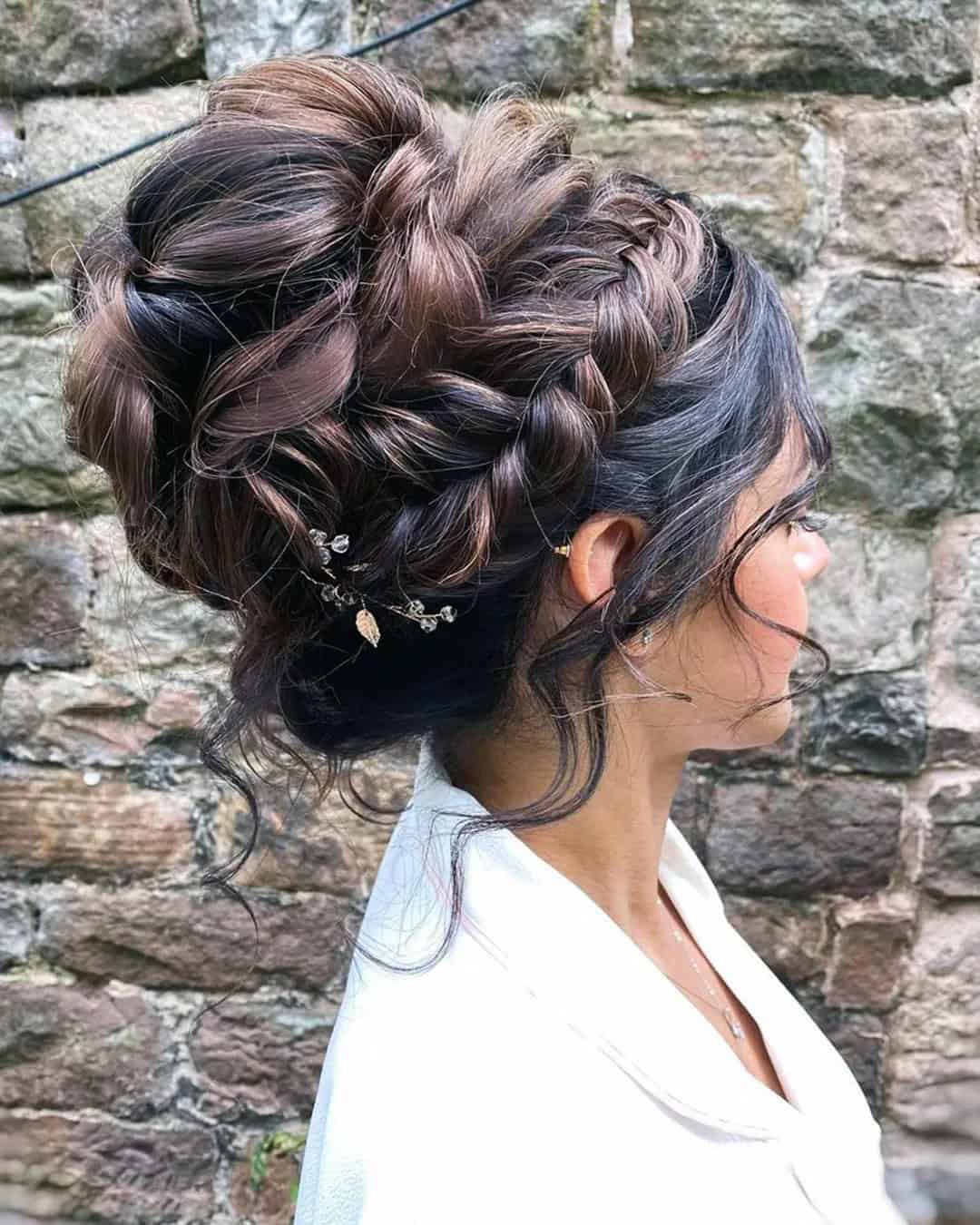 Trendy Braided Crown Bridal Ideas