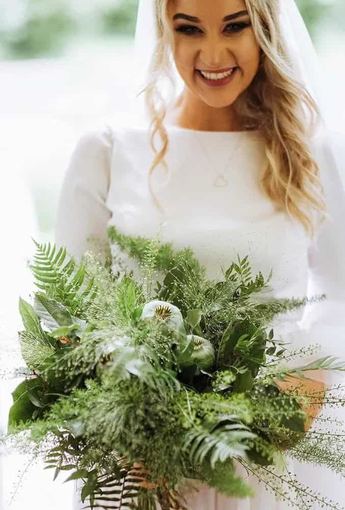 Trendy Greenery Wedding Florals