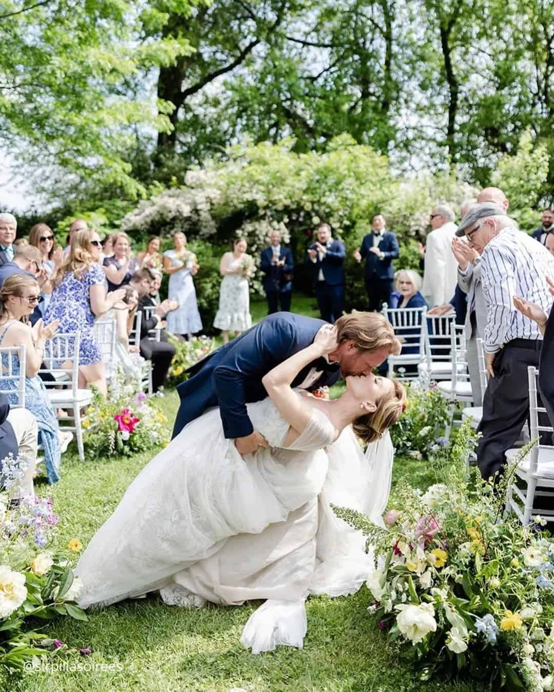 Blue And White Wedding Dresses