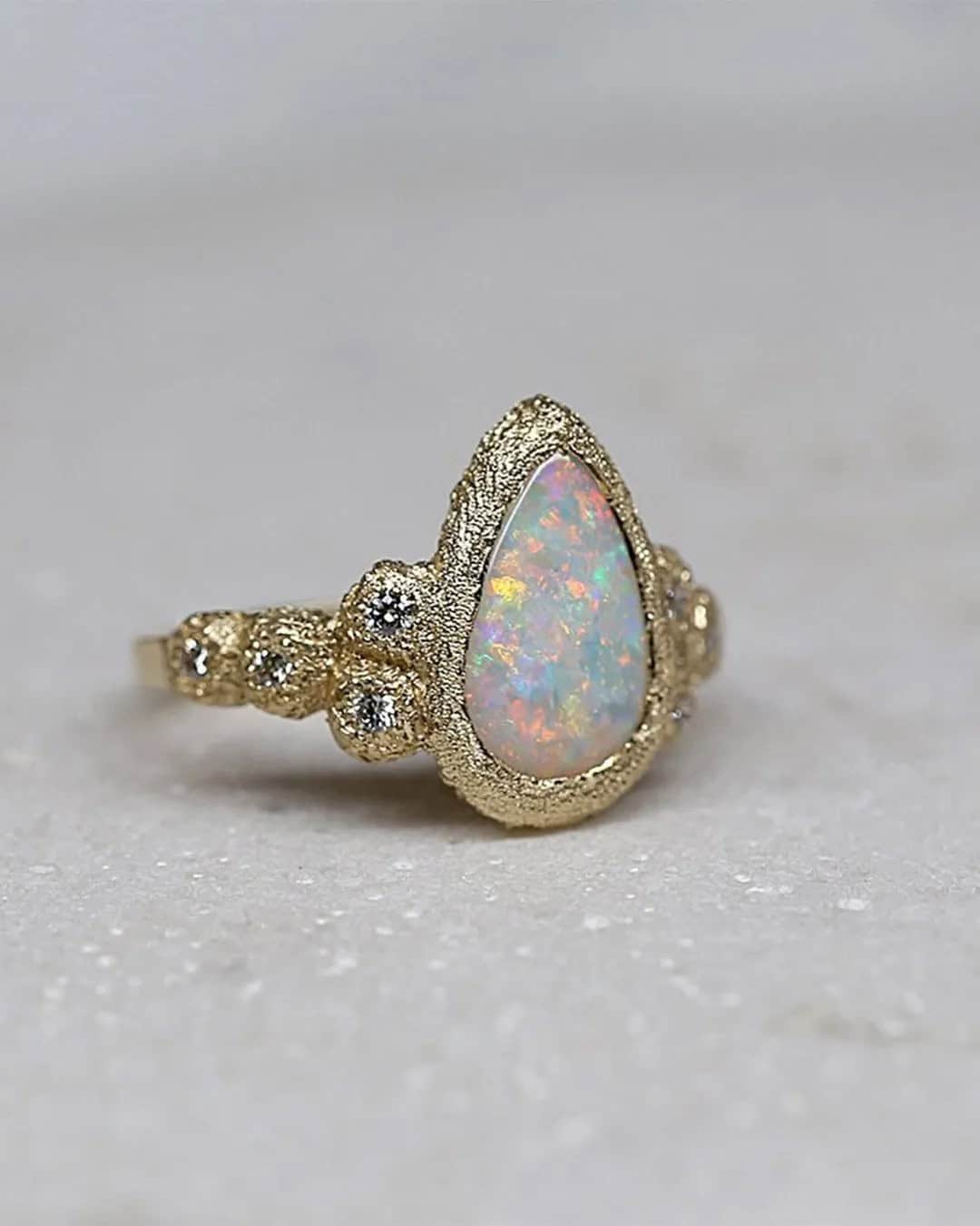 Colored Engagement Rings – Opal