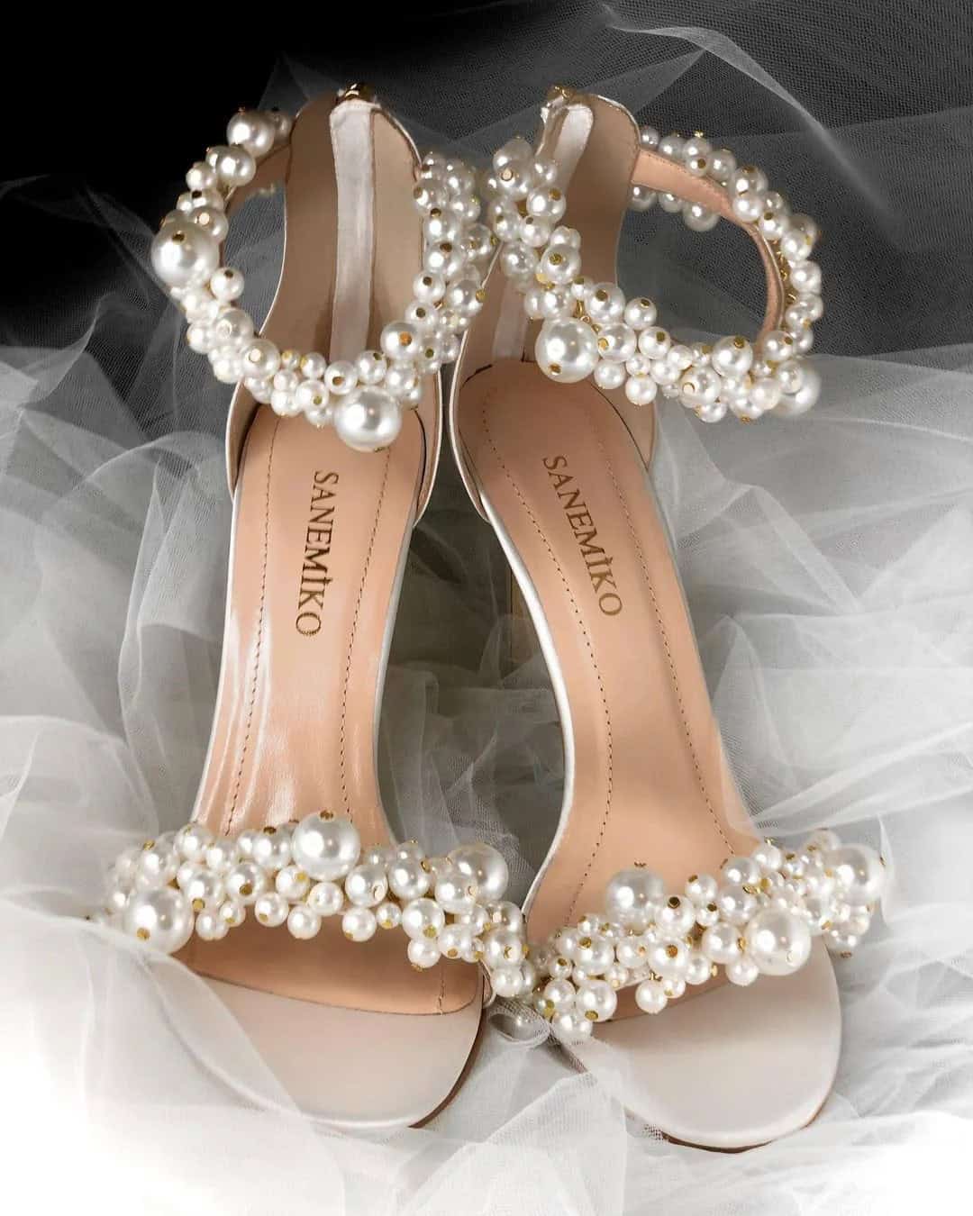 Peep Toe Wedding Shoes