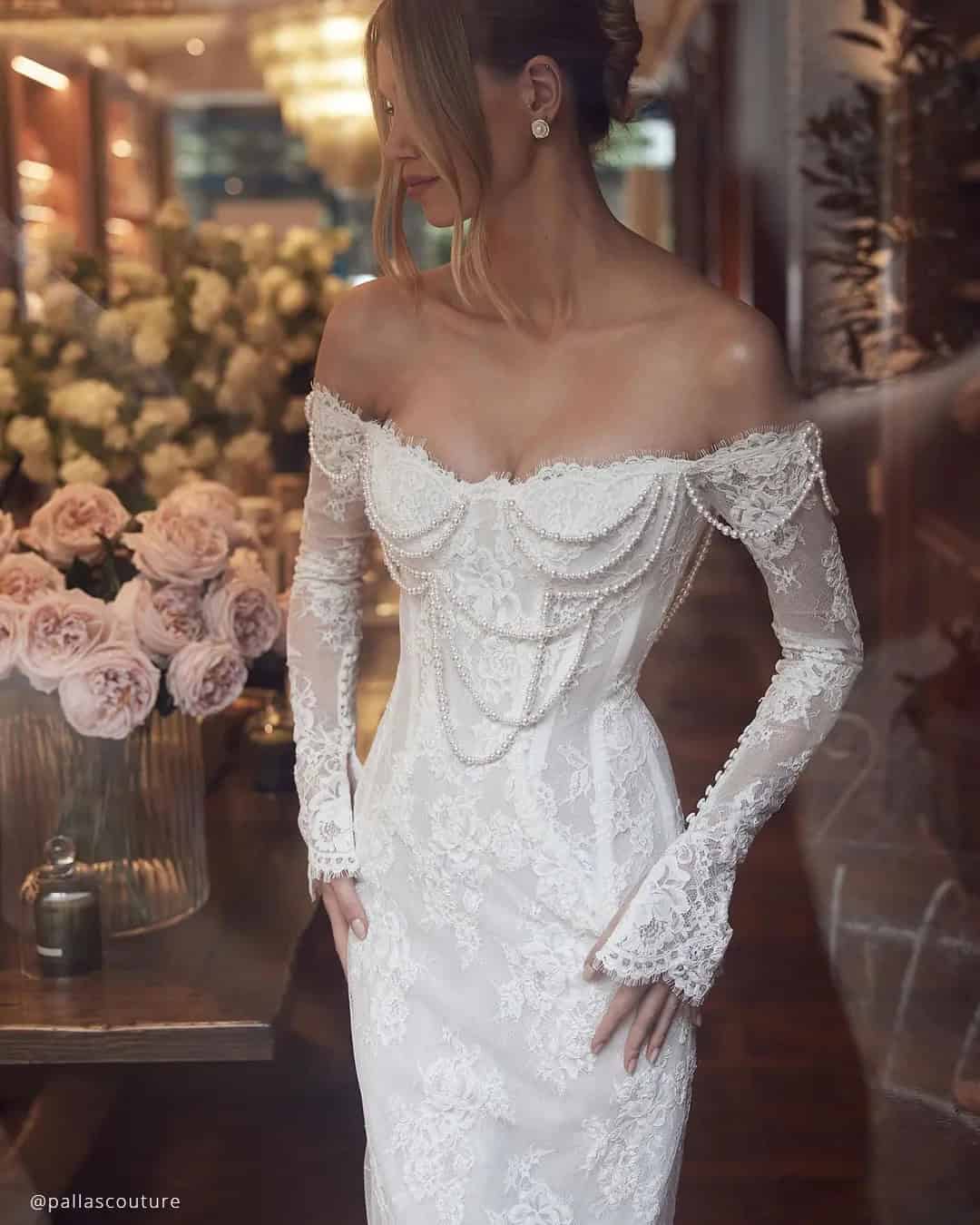 Vintage Wedding Dresses With Sleeves