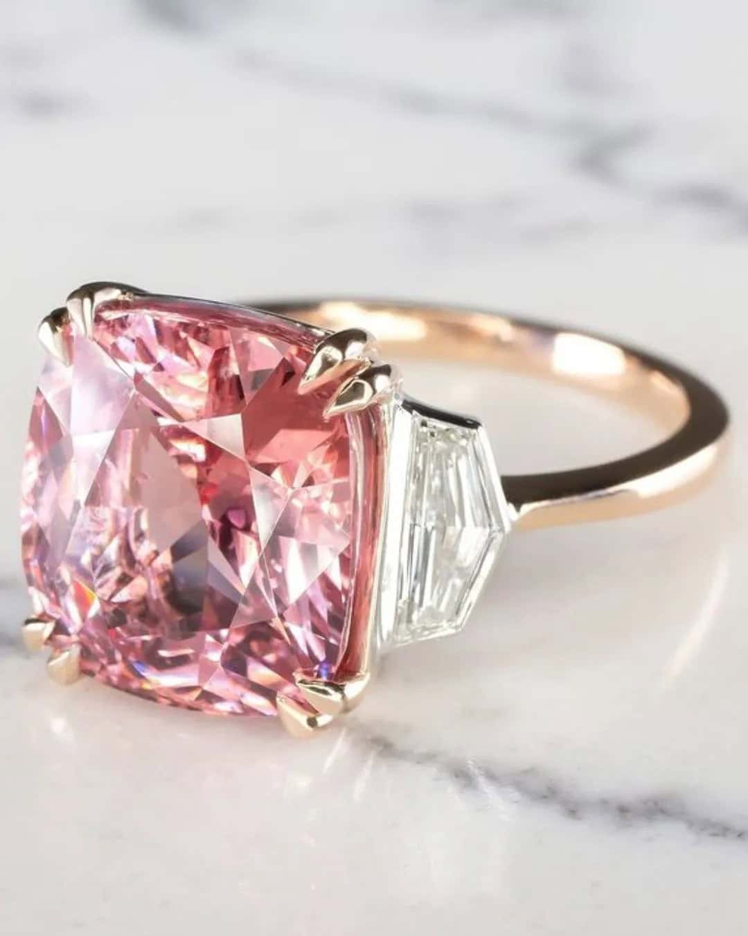 Vintage Rose Gold Engagement Rings