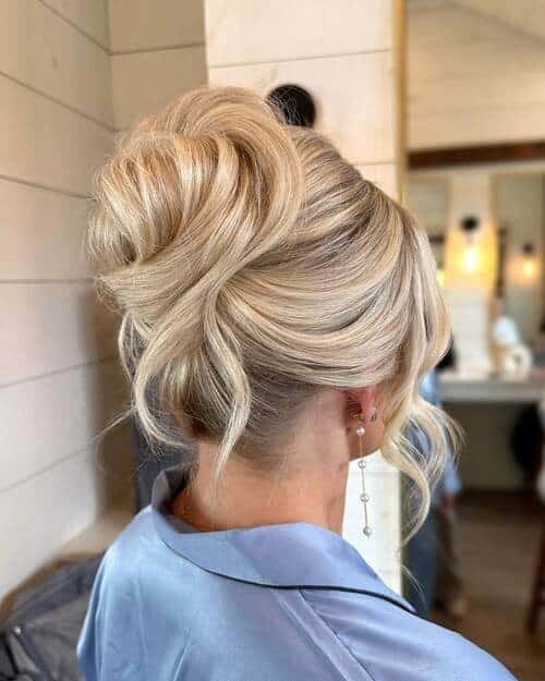 Twisted updo