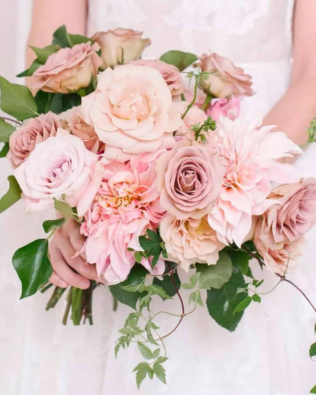 Pale Pink Summer Wedding Bouquets