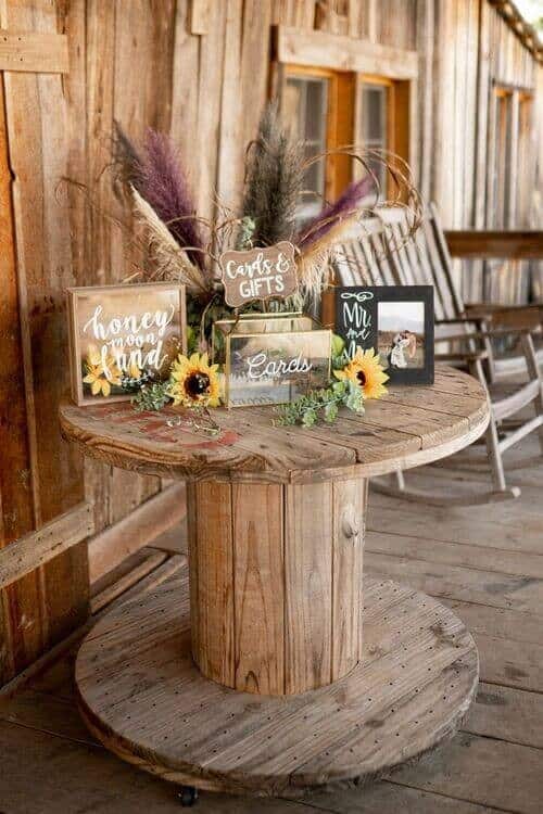 Rustic tables