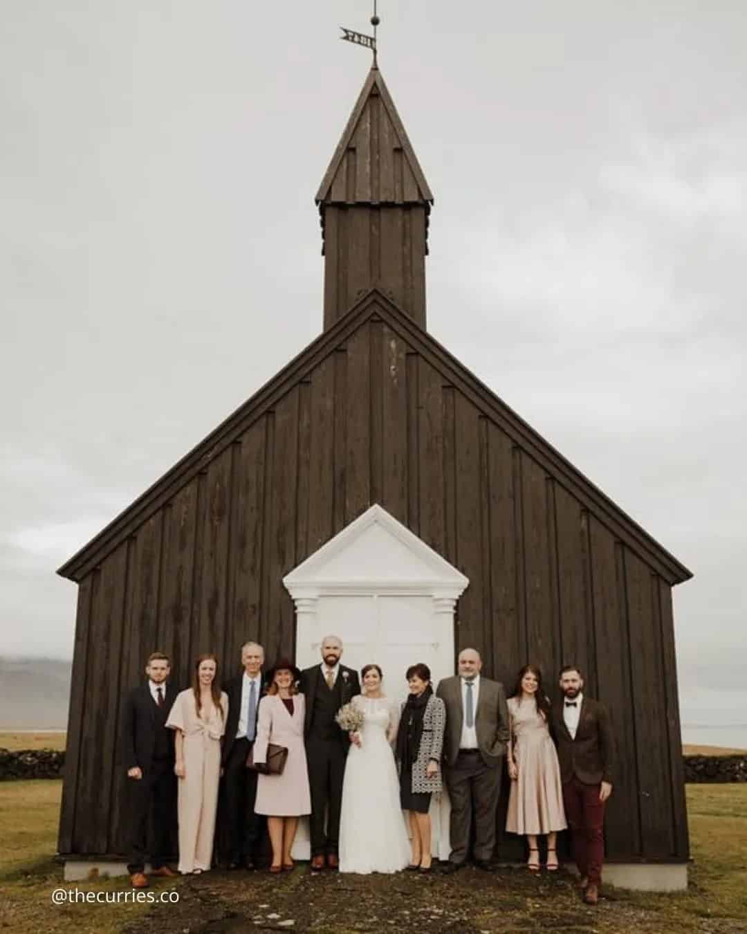 Bride And Groom with Maternal and Paternal Families