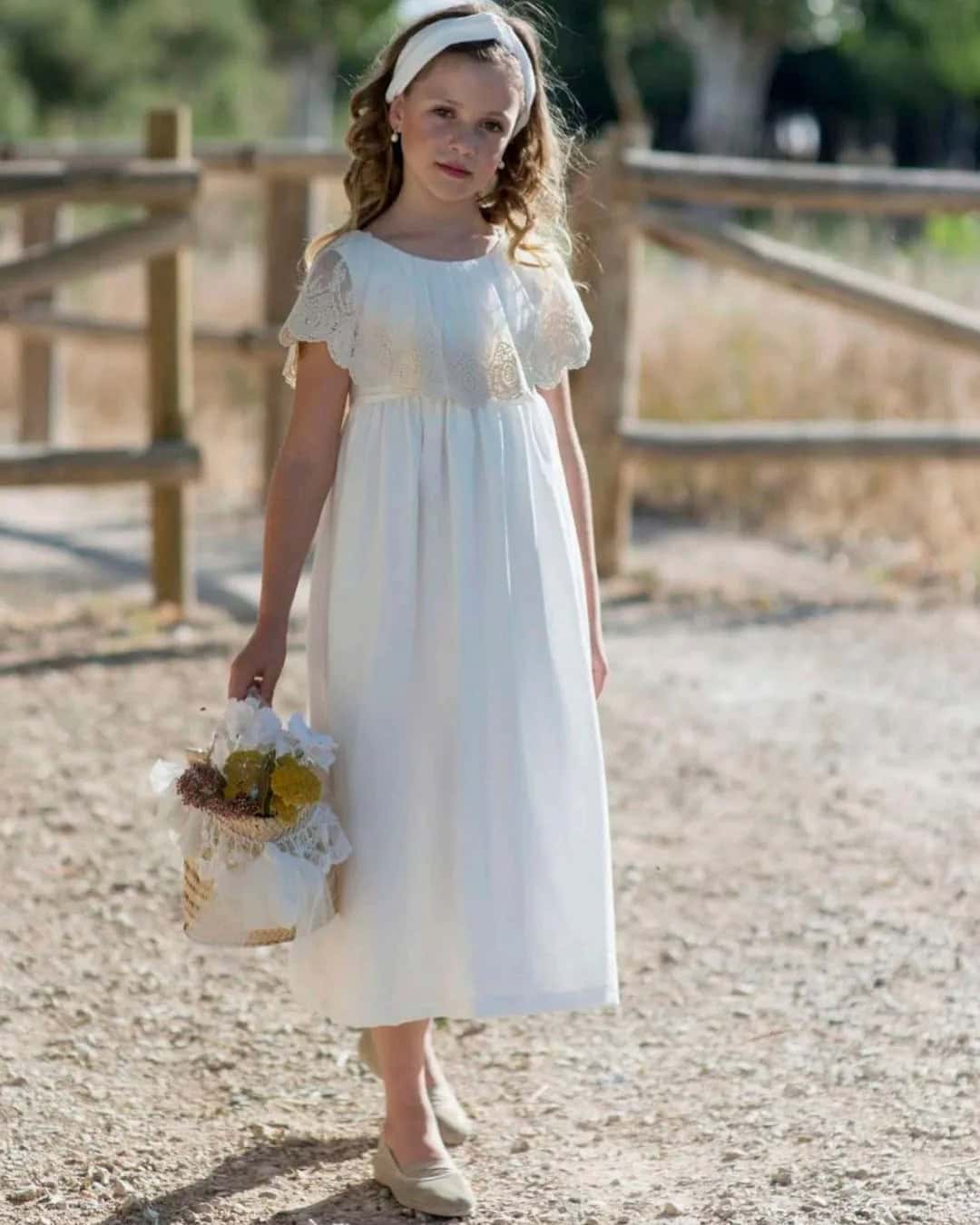 Rustic Flower Girl Basket