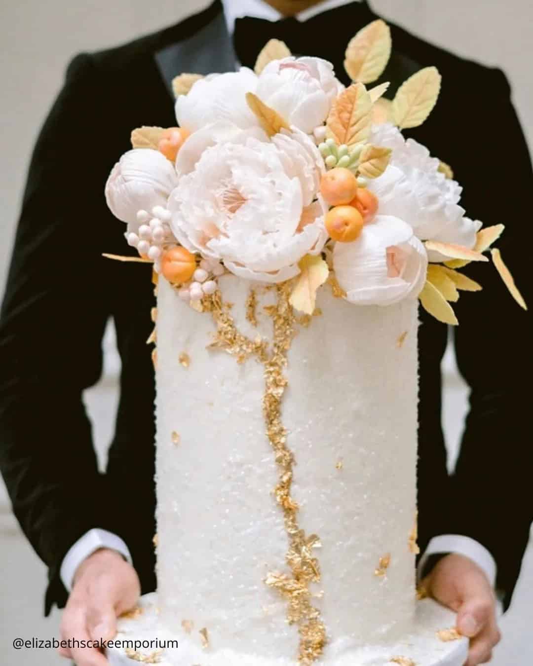 2 Tier Summer Wedding Cake