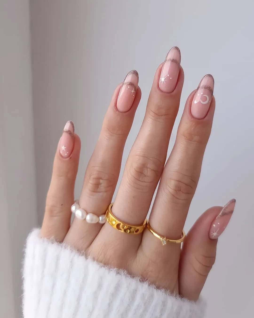 Unusual French Manicure