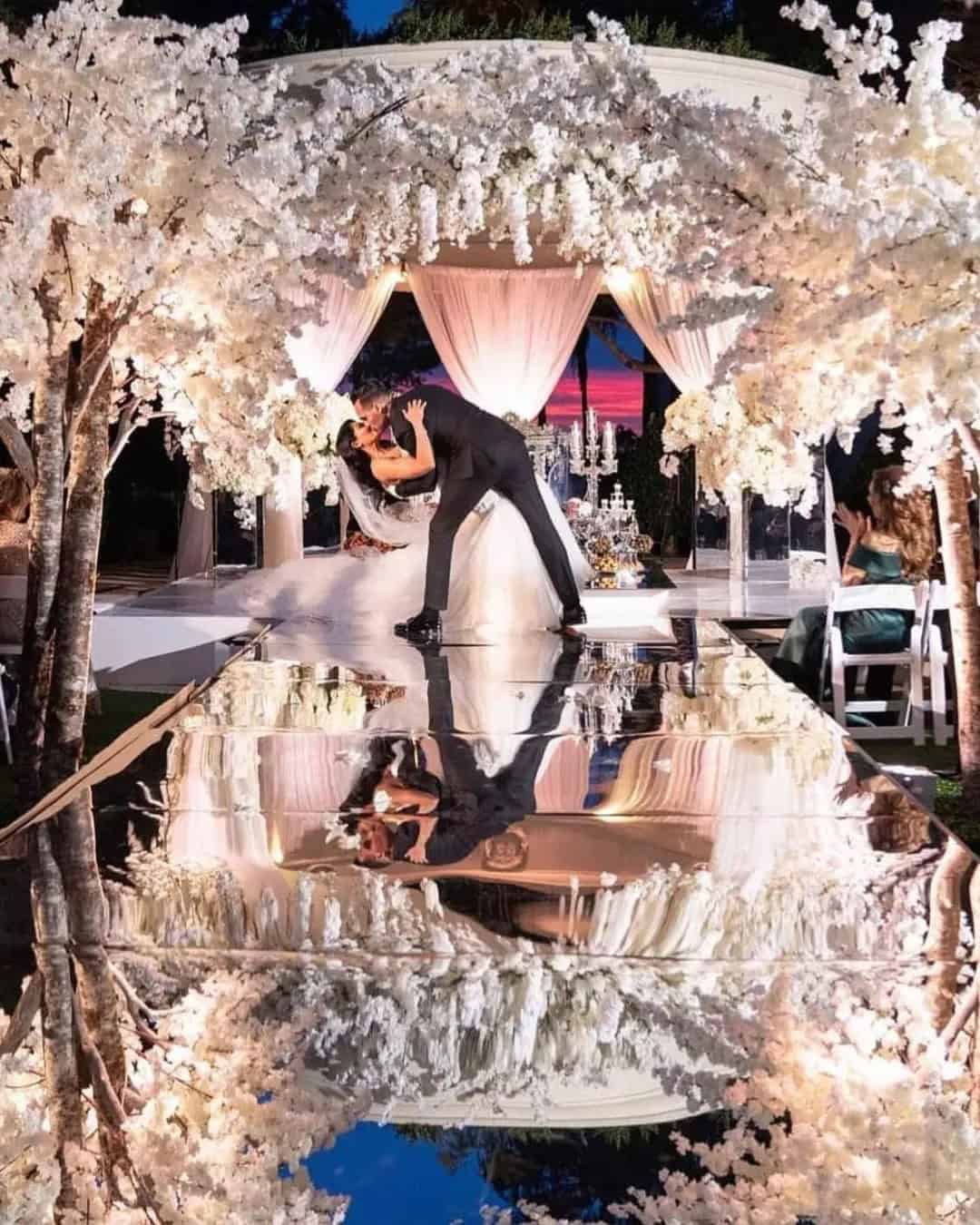 Mirror Wedding Aisle