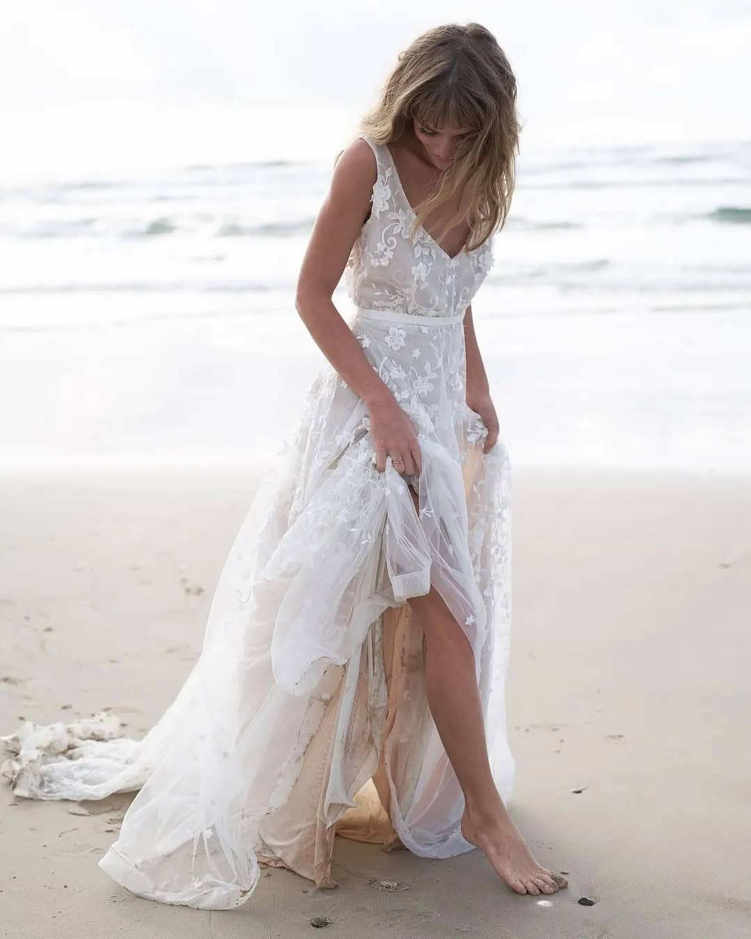 Boho Beach Wedding Dresses