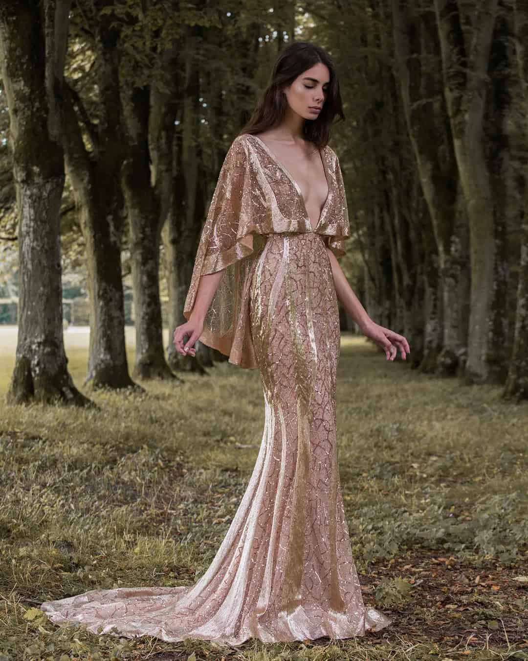 Rose Gold Wedding Dresses