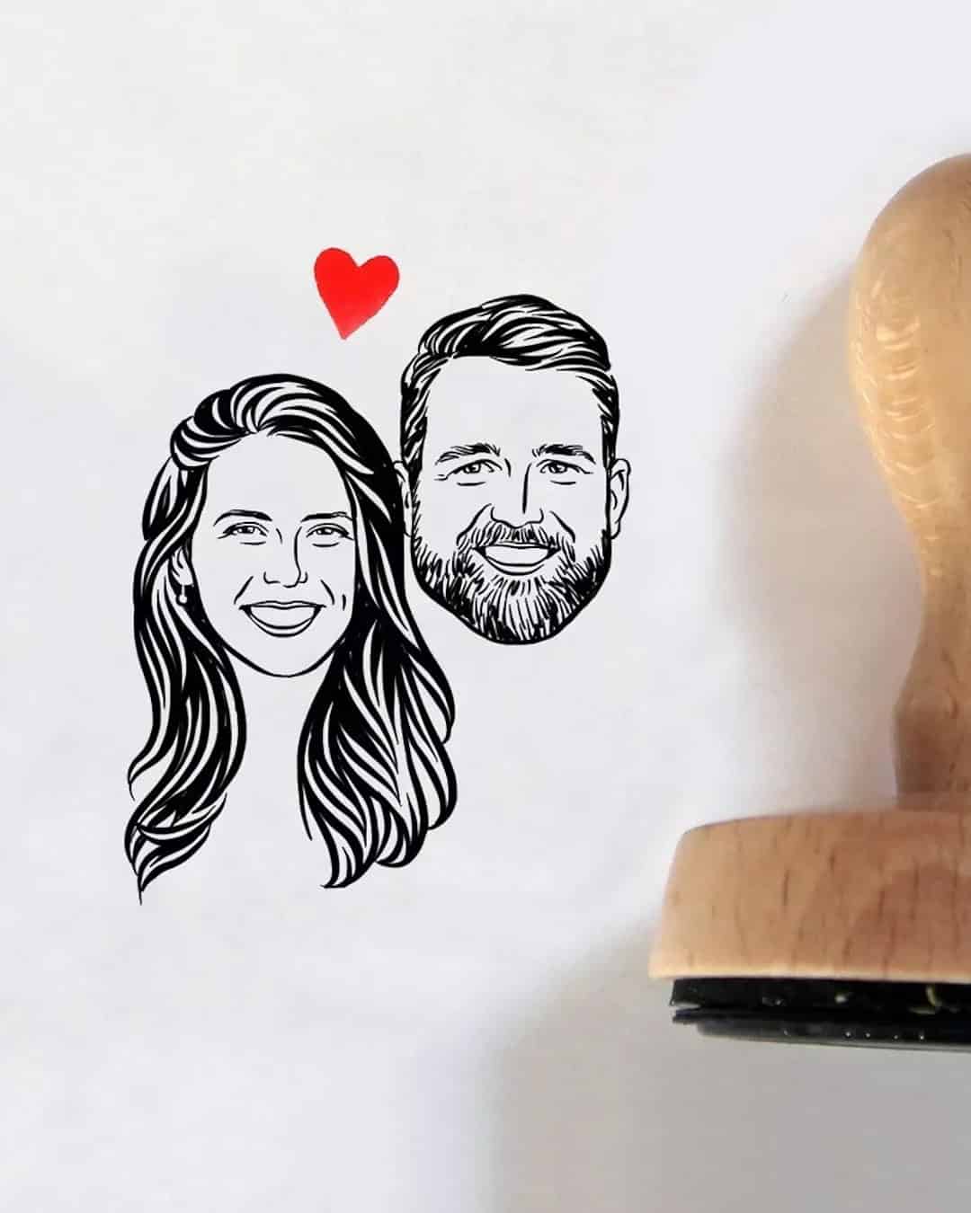 Personalized Portrait Stamp