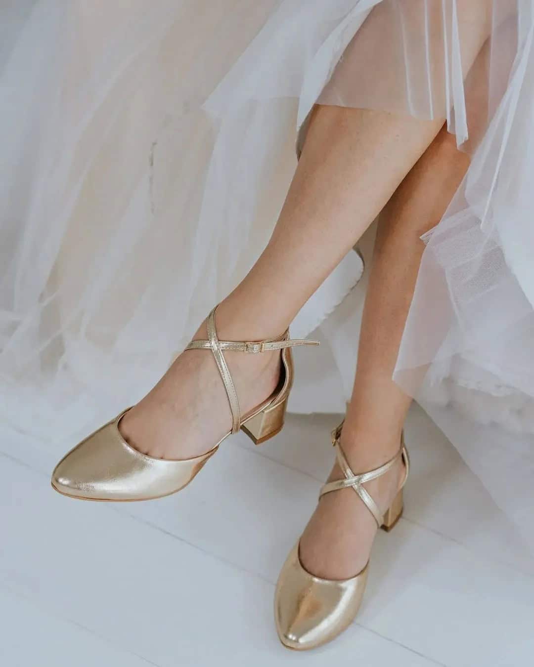 Gold Wedding Shoes