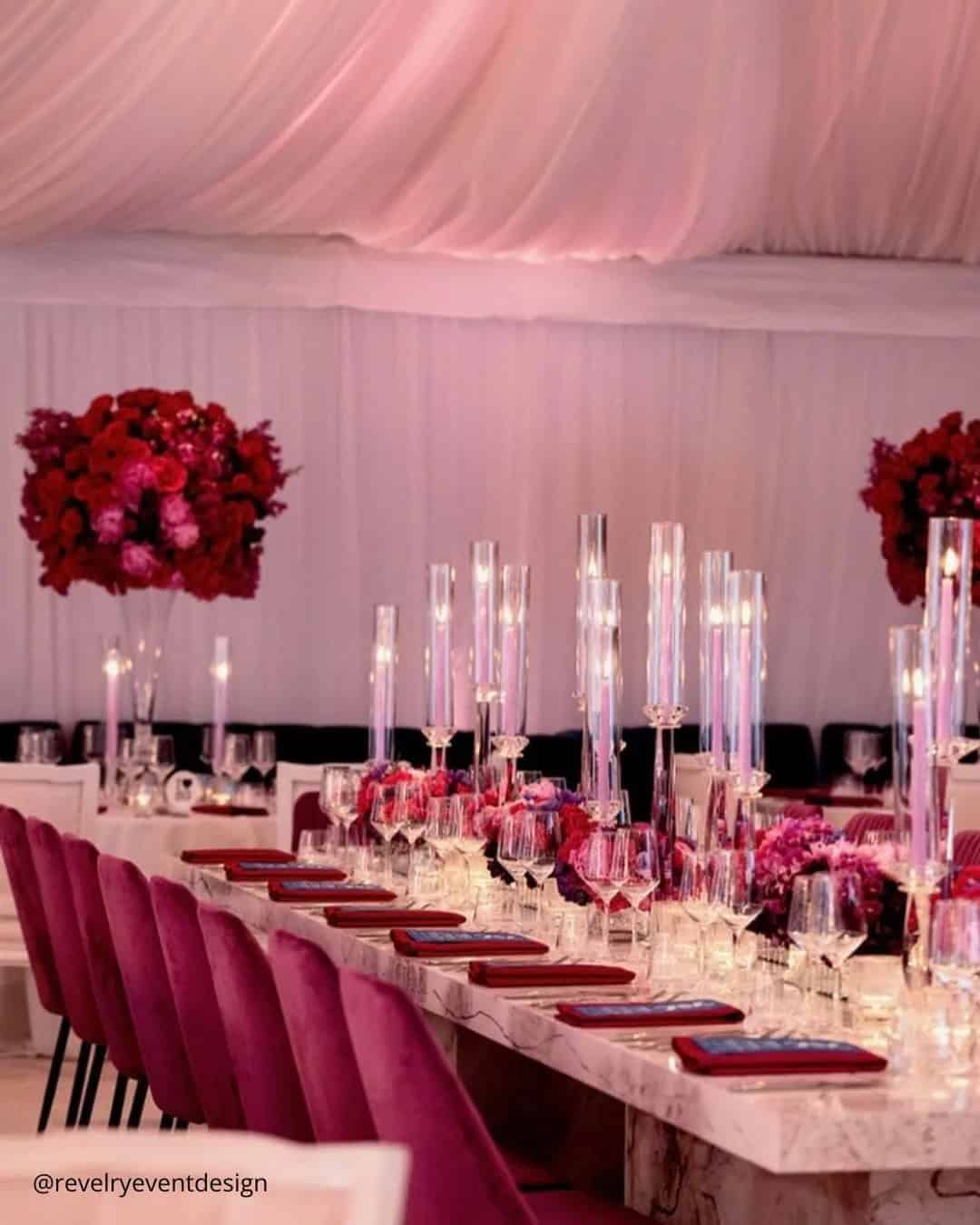 Valentine’s Day Wedding Reception