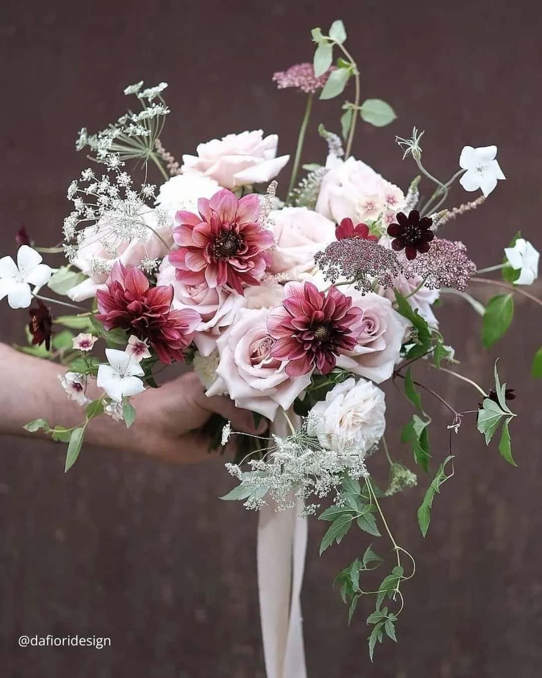 Tender Wildflower Wedding Bouquets