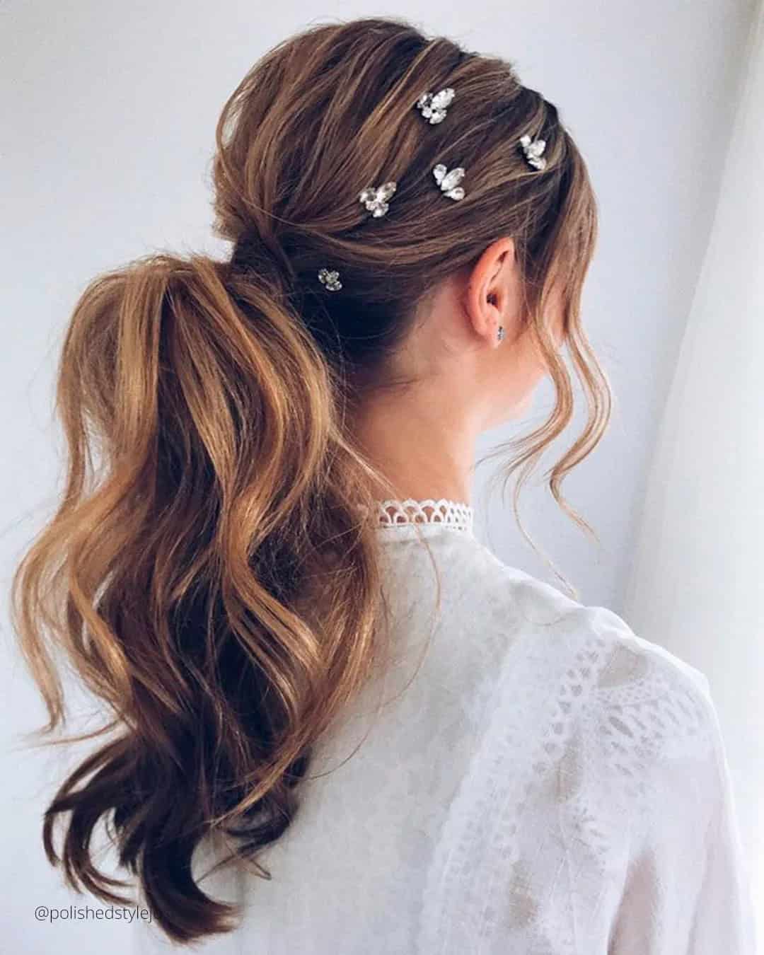 Easy Wedding Ponytail Hairstyles