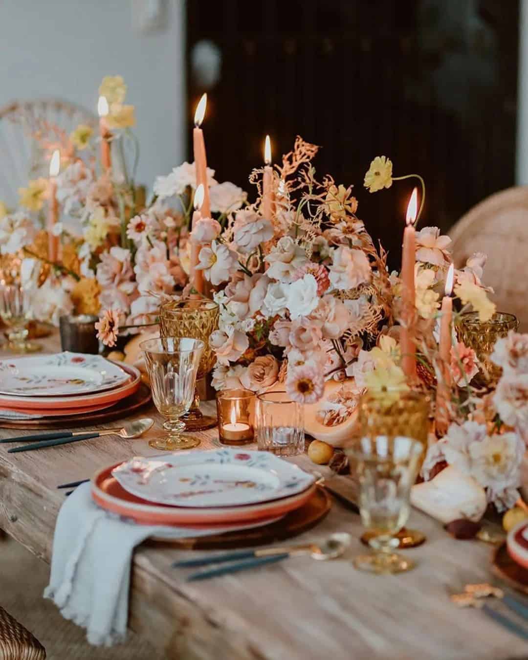 Coral Table Décor