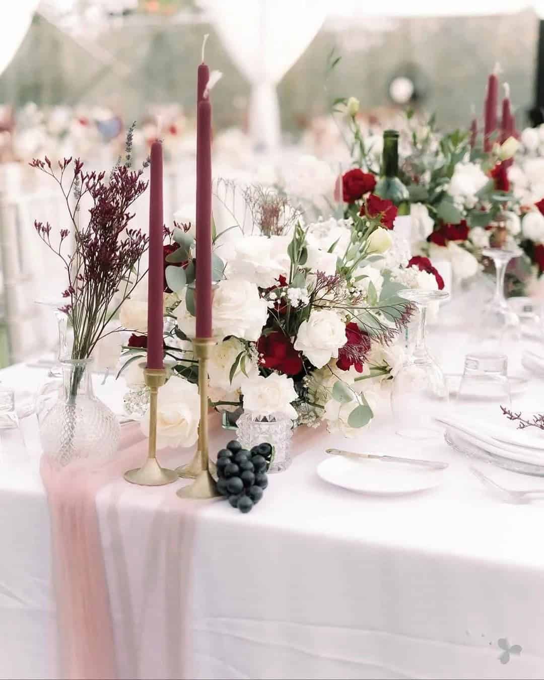 Maroon Wedding Theme