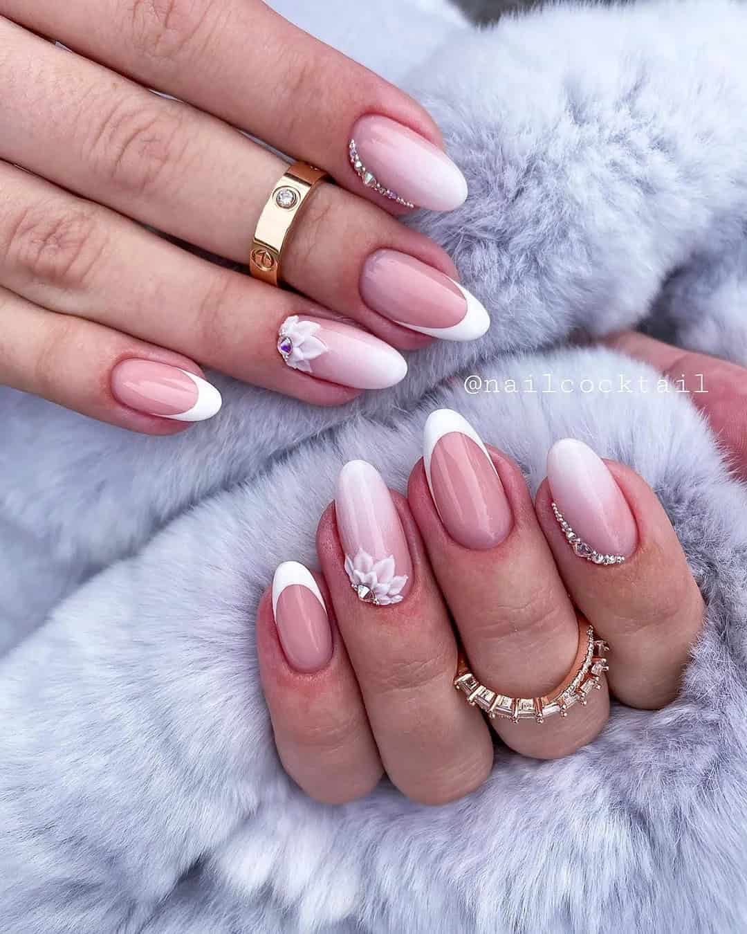 Bridal French Manicure