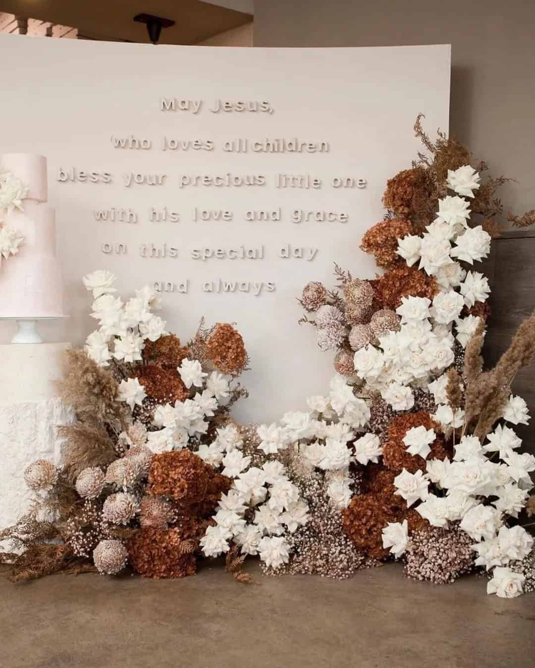 Rust Wedding Flower Decor