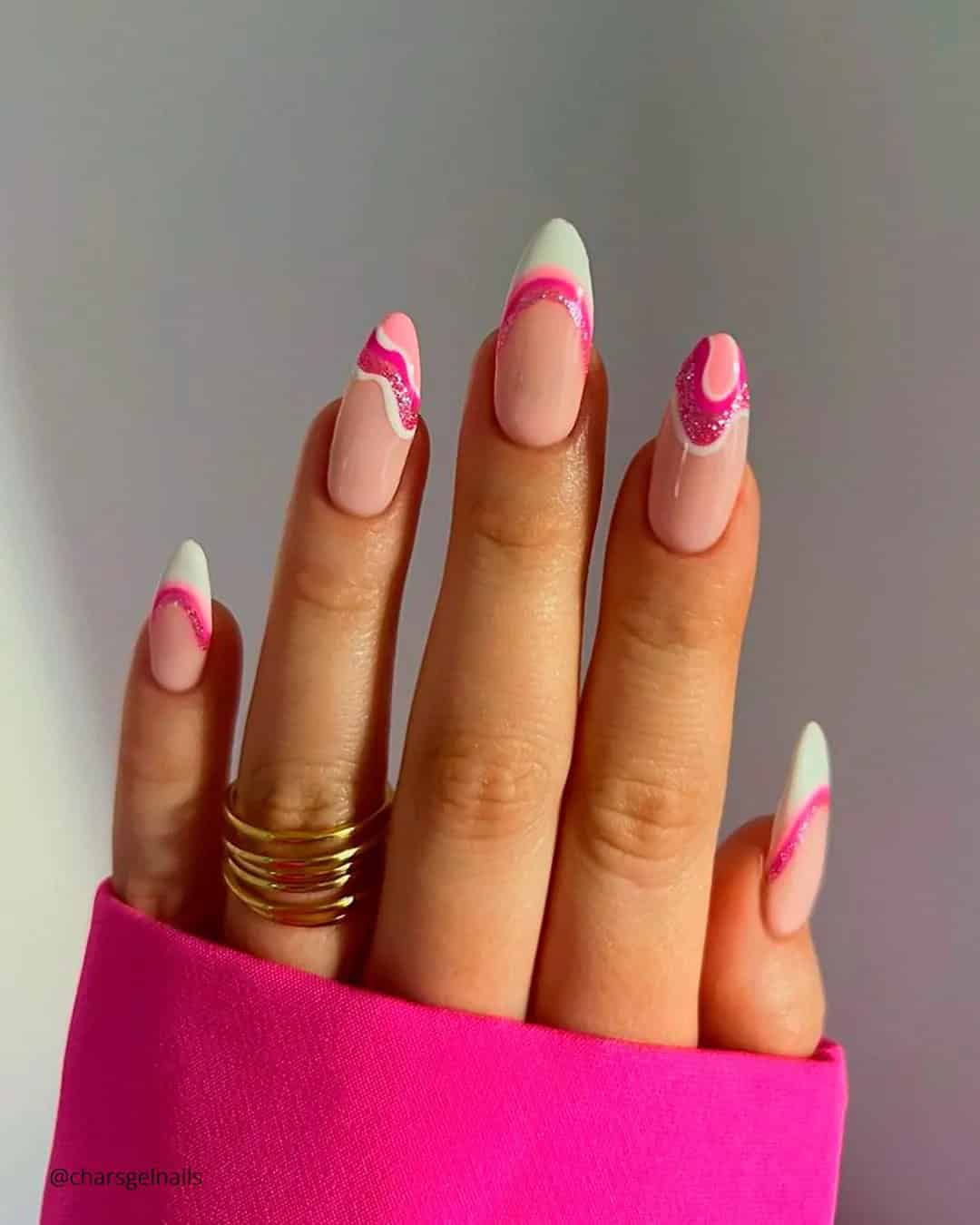 Girly Glam Squad: Nail Art Fit for a Barbie Bride-to-Be!