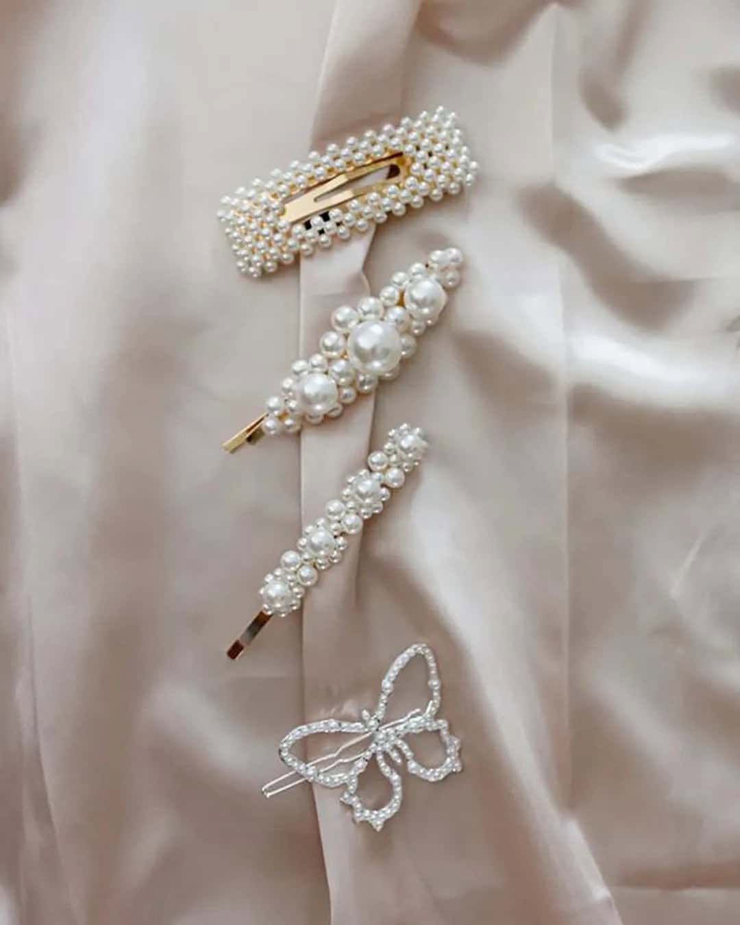 Flower Girl Hair Accessory Pearls