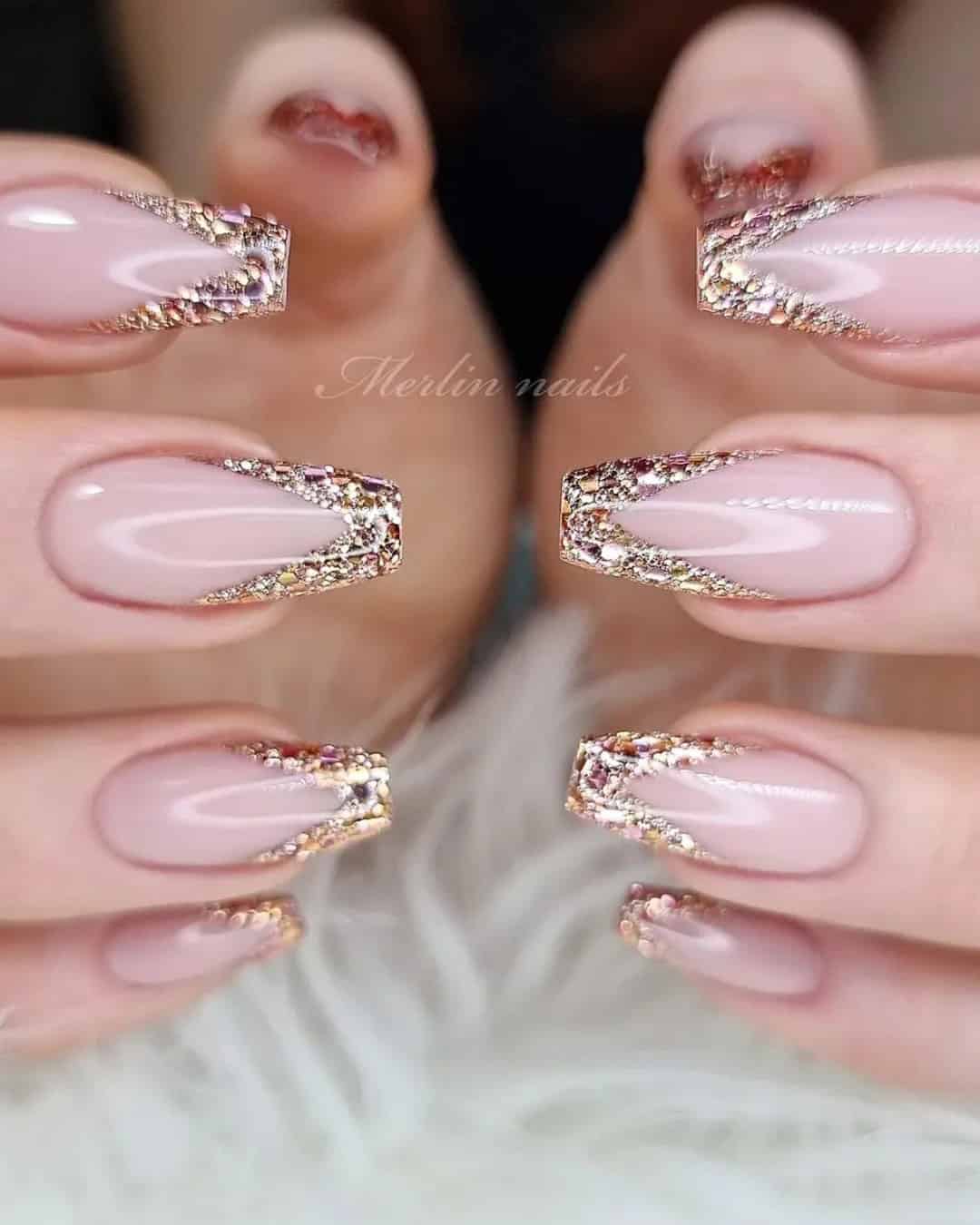 Rose Gold Nail Ideas