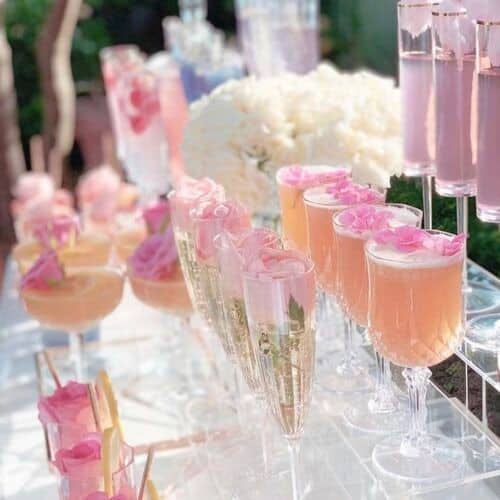 Rose Petal Cocktails