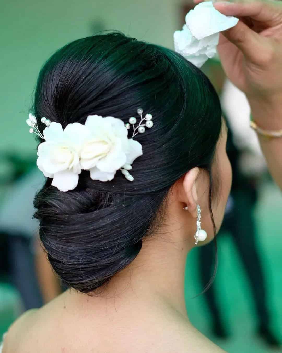 Bridal Floral Barrette