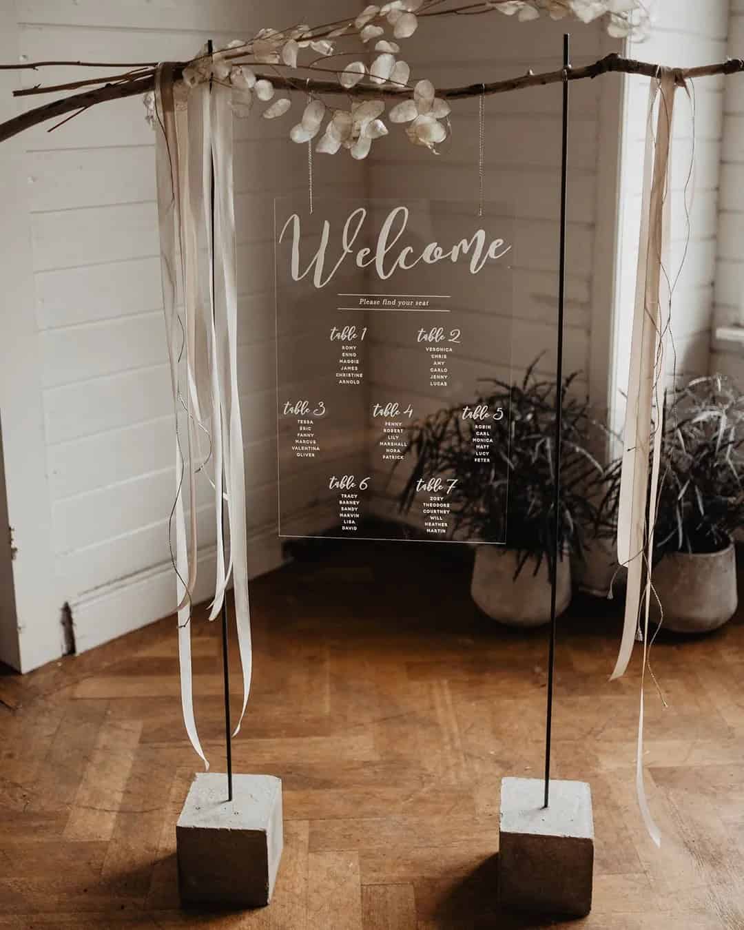 Minimalist Wedding Ideas For Signs